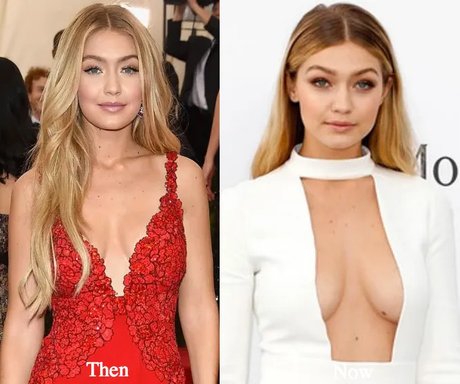 Gigi Hadid boob job boobs